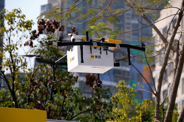 美團無人機在深圳落地11條常態化運營航線(圖1) 美團無人機在深圳落地11條常態化運營航線(圖1)